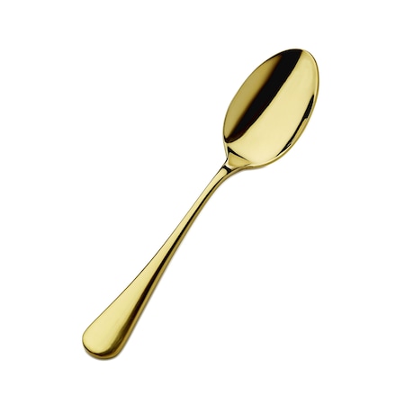 Bon Chef Como, Table Serving Spoon, Mirror Finish, 18/10, 8.5" - Gold , set of 12 S4004G